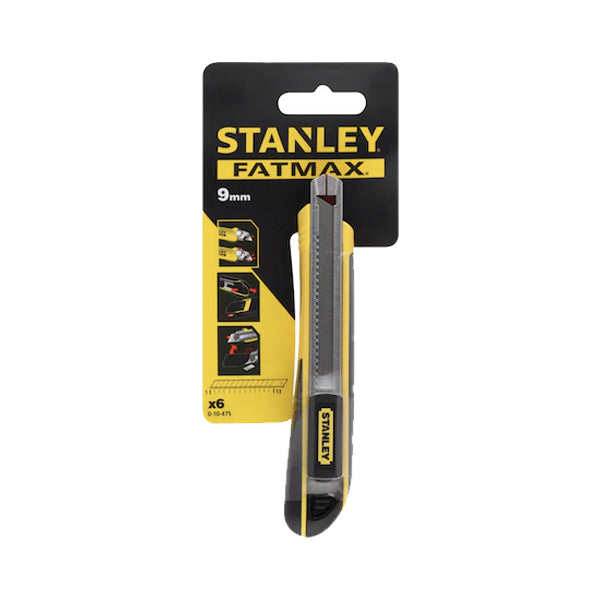 Cutter FATMAX® - (Conf. 6pz) - bi-material - Taglierino - Coltello con lama 9mm - Stanley - 0-10-475 - (Confezione multipla) Cutter FATMAX® - (Conf. 6pz) - bi-material - Taglierino - Coltello con lama 9mm - Stanley - 0-10-475 - (Confezione multipla)